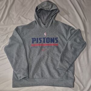 Nike Detroit Pistons NBA Men's Team Issued Hoodie Size L